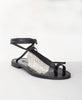 TWIN-SET Thong sandals with rhinestones 211TCT032