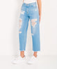 PINKO Mom-fit jeans with 'Maddie 16' rhinestones 1J10LG Y649