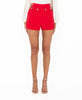ELISABETTA FRANCHI Shorts in crepe con maxi borchie SH00126E2
