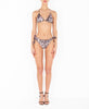 MEFUI Bikini triangolo Frou Frou e slip nodi regolabile Santa Monica M22 1510U